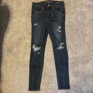 american eagle hi rise jegging